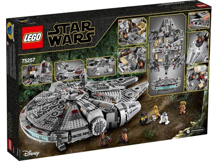 LEGO STAR WARS MILLENNIUM FALCON 75257, SET DE CONSTRUCCIÓN CON MINIFIGURAS INCLUIDAS - 5