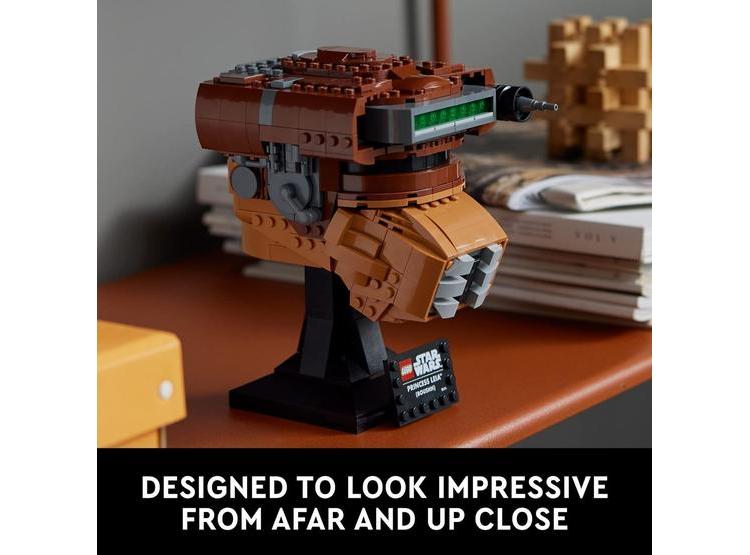 LEGO STAR WARS CASCO DE LA PRINCESA LEIA BOUSHH PARA ADULTOS INCLUYE 670 PIEZAS PARA CONSTRUIR - 2