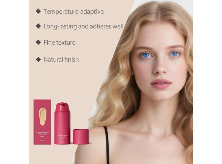 BASE LÍQUIDA QUE CAMBIA DE COLOR YSZBIAY ACABADO NATURAL 30ML - 4