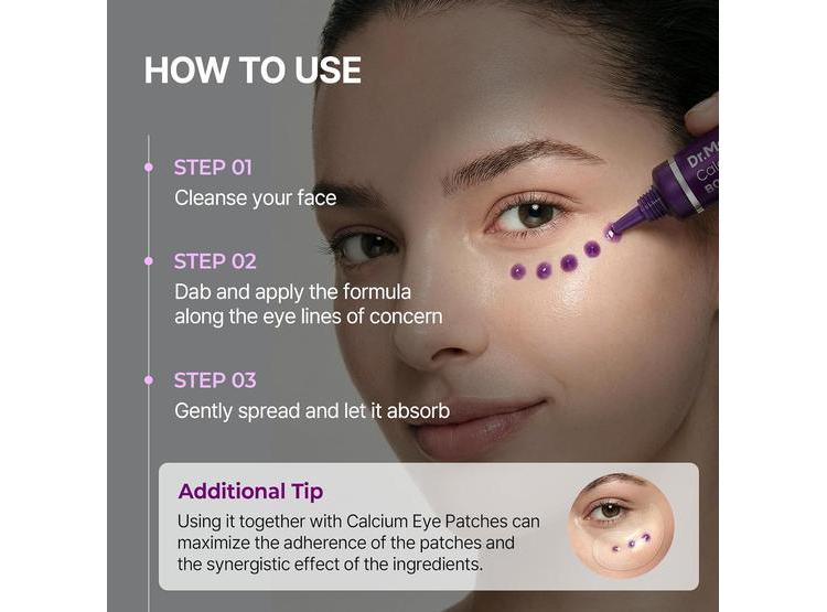 DR.MELAXIN CREMA REAFIRMANTE CON PÉPTIDOS Y REBORNIC PARA ARRUGAS, OJERAS E HIDRATACIÓN DE OJOS - 7
