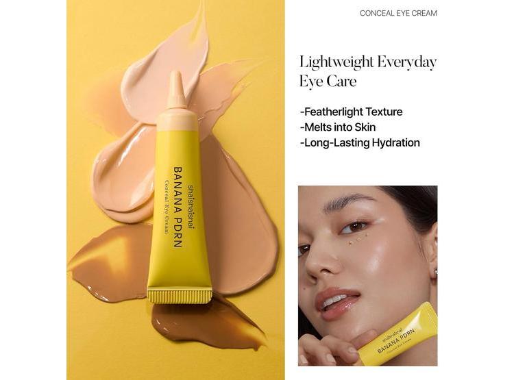 SHAISHAISHAI BANANA PDRN CONCEAL, CREMA HIDRATANTE PARA BAJO LOS OJOS FÓRMULA AVANZADA ANTIADH. 15G - 4