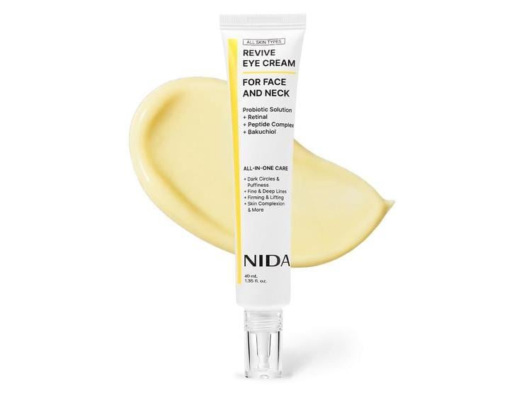 NIDA REVIVE CREMA DE OJOS PARA CARA Y CUELLO CON RETINAL Y PÉPTIDOS 40ML - 1