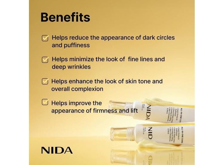 NIDA REVIVE CREMA DE OJOS PARA CARA Y CUELLO CON RETINAL Y PÉPTIDOS 40ML - 2