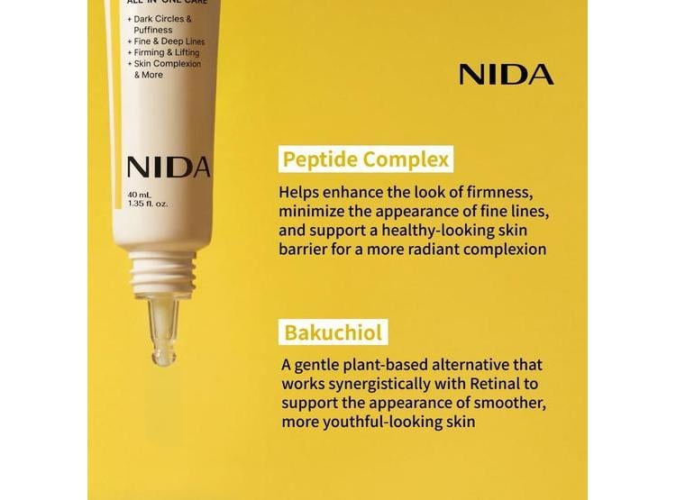 NIDA REVIVE CREMA DE OJOS PARA CARA Y CUELLO CON RETINAL Y PÉPTIDOS 40ML - 4