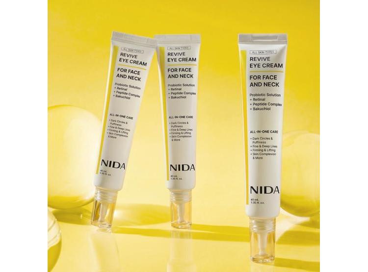 NIDA REVIVE CREMA DE OJOS PARA CARA Y CUELLO CON RETINAL Y PÉPTIDOS 40ML - 6