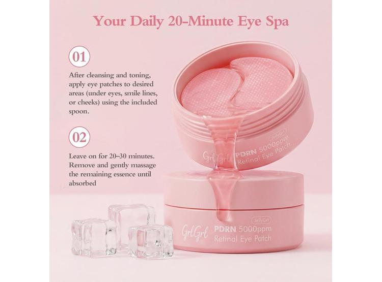PDRN PARCHES PARA OJOS CON ADN DE SALMÓN, REDUCE ARRUGAS Y OJERAS, 60 UNIDADES - 6