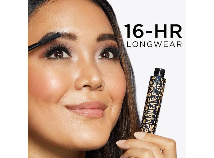 MÁSCARA TARTE MANEATER RIZO Y VOLUMEN EXTREMOS MAQUILLAJE RIZADO NEGRO 9ML - 3