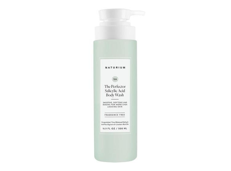 GEL DE BAÑO NATURIUM CON ÁCIDO SALICÍLICO, LIMPIA Y SUAVIZA LA PIEL, ADECUADO PARA TODO TIPO DE PIEL - 1