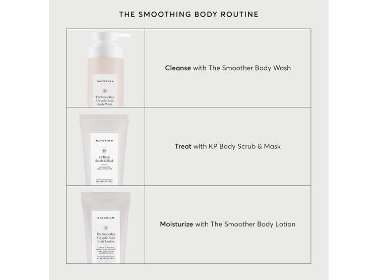 GEL DE BAÑO EXFOLIANTE CON ÁCIDO GLICÓLICO DE NATURIUM, SUAVIZANTE Y LIMPIADOR PARA PIEL SUAVE - 6