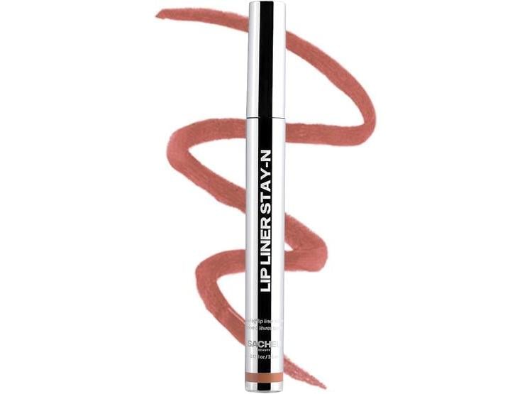 SACHEU LIP LINER STAY-N PEEL OFF LABIAL CON ÁCIDO HIALURÓNICO, VITAMINA E, MATE, RESISTENTE AL AGUA, VEGANO Y CRUELTY-FREE - 1