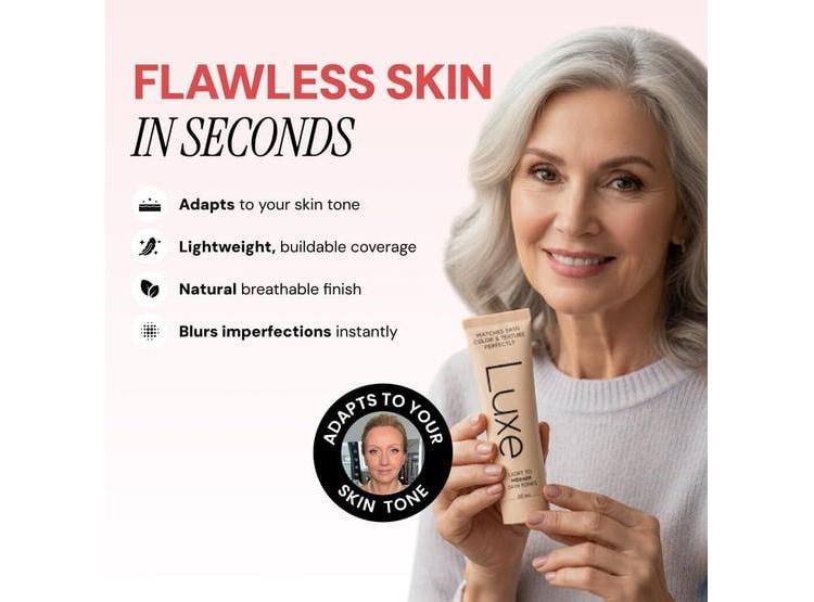 BASE DE MAQUILLAJE LUXE RESEARCH QUE SE AJUSTA AL TONO DE TU PIEL, COBERTURA LIGERA A MEDIA, ACABADO NATURAL - 8