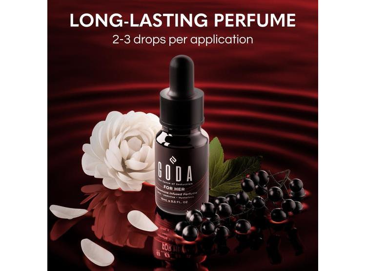 PERFUME DE FEROMONAS GODA PARA MUJER, FRAGANCIA DURADERA CON JAZMÍN, ROSA, VEGANO Y LIBRE DE CRUELDAD - 4