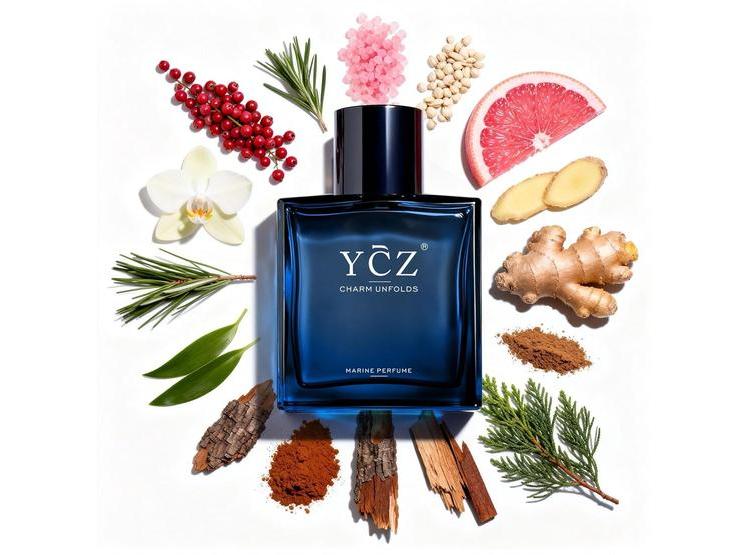 YCZ CHARM UNFOLDS PERFUME MARINO, EAU DE PARFUM DE LARGA DURACIÓN PARA HOMBRES, FRAGANCIA ORIENTAL AMADERADA - 5