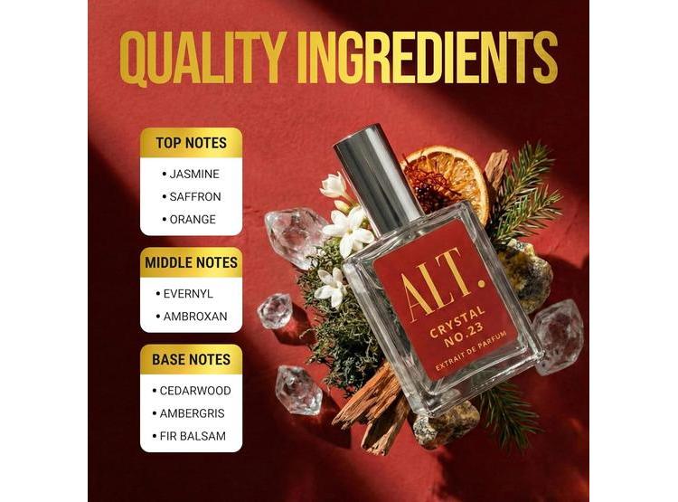 PERFUME CRYSTAL NO. 23 DE ALT, INSPIRADO EN BACCARAT ROUGE 540, UNISEX Y DURADERO - 2