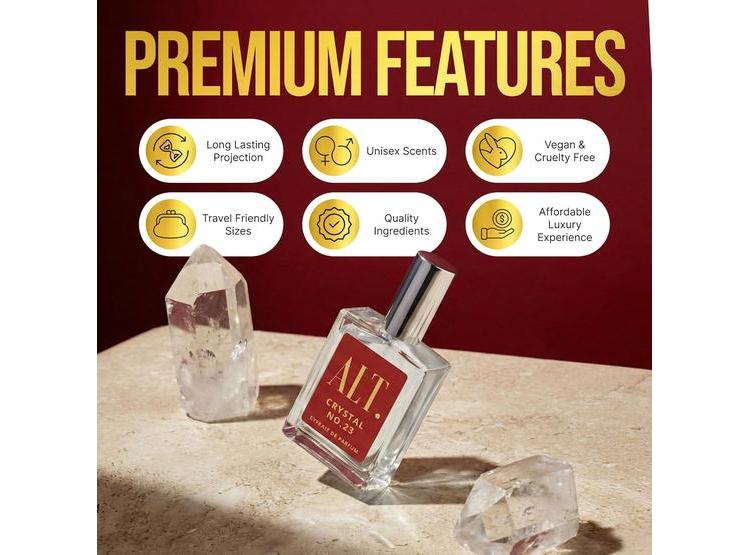 PERFUME CRYSTAL NO. 23 DE ALT, INSPIRADO EN BACCARAT ROUGE 540, UNISEX Y DURADERO - 4