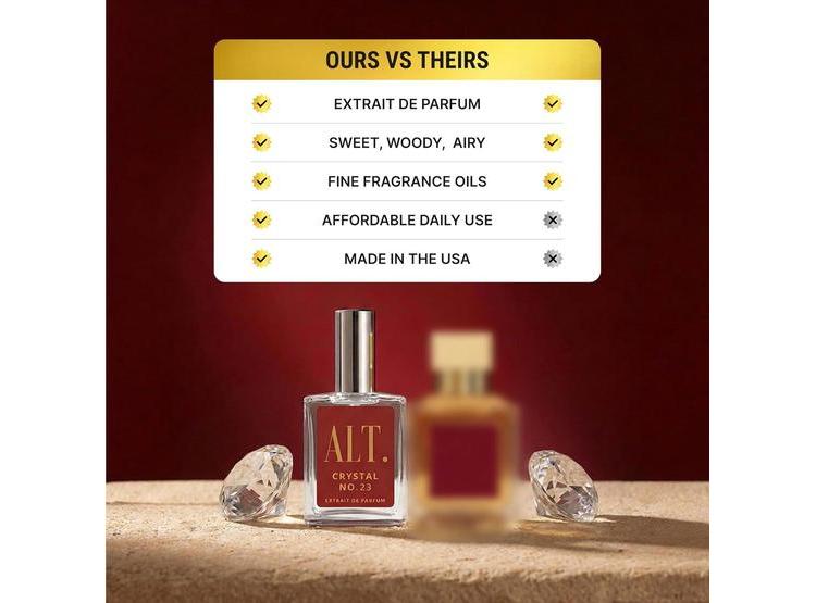 PERFUME CRYSTAL NO. 23 DE ALT, INSPIRADO EN BACCARAT ROUGE 540, UNISEX Y DURADERO - 5