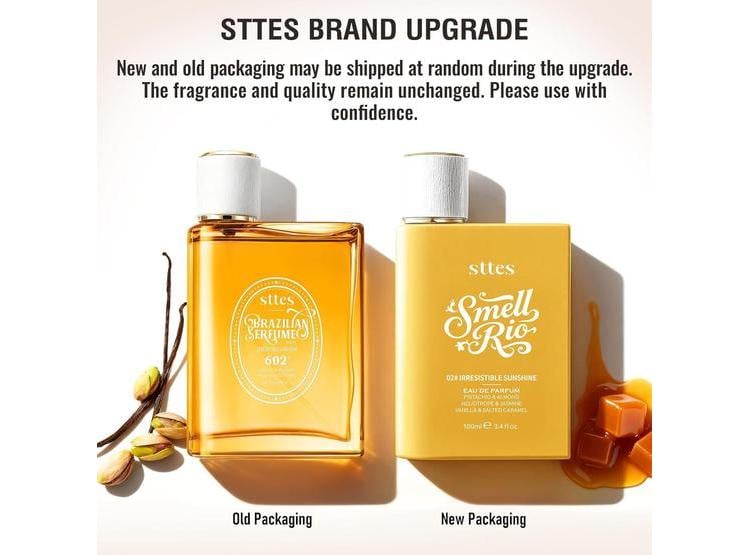 STTES PERFUME IRRESISTIBLE SUNSHINE PARA MUJERES CON PISTACHO, VAINILLA Y CARAMELO SALADO, EAU DE PERFUME DULCE - 3