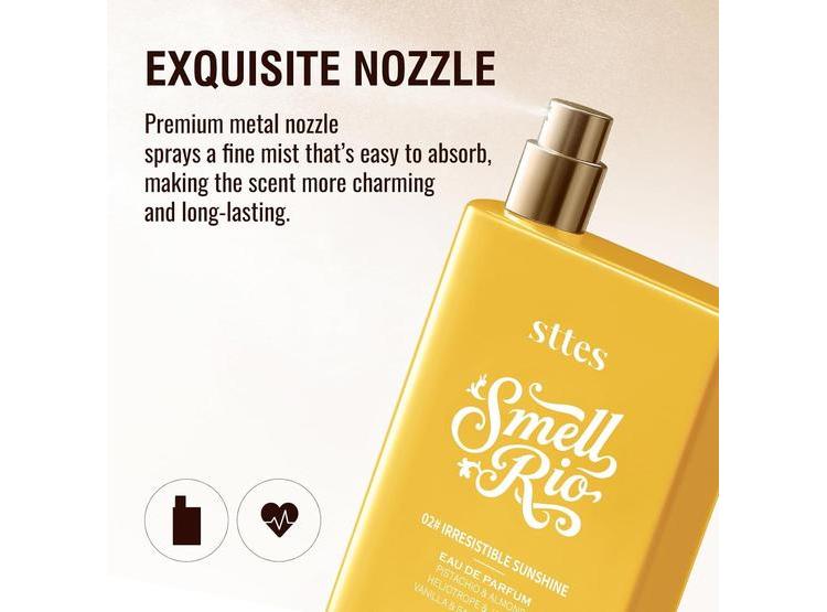 STTES PERFUME IRRESISTIBLE SUNSHINE PARA MUJERES CON PISTACHO, VAINILLA Y CARAMELO SALADO, EAU DE PERFUME DULCE - 7