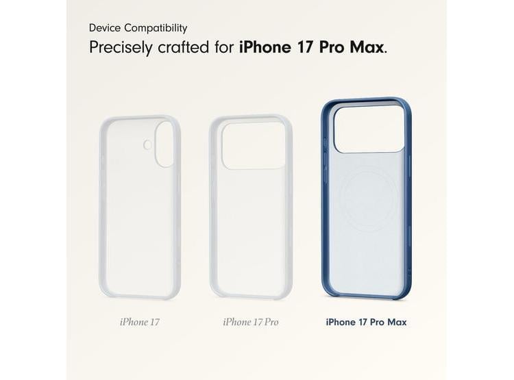 FUNDA ATRIL IPHONE 17 PRO MAX CON MAGSAFE, SOPORTE Y CONTROL DE CÁMARA, ACABADO MATE, COLOR AZUL ROCA - 2