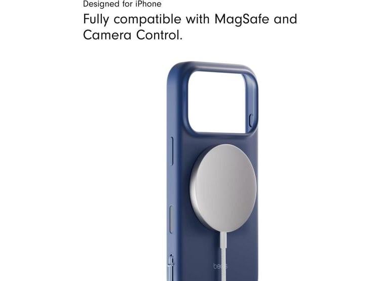 FUNDA ATRIL IPHONE 17 PRO MAX CON MAGSAFE, SOPORTE Y CONTROL DE CÁMARA, ACABADO MATE, COLOR AZUL ROCA - 4