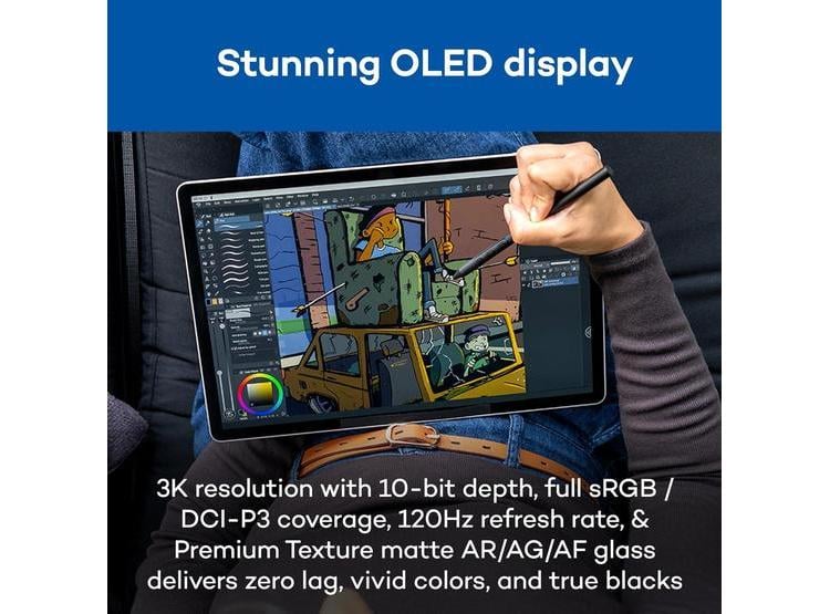 WACOM MOVINKPAD PRO 14, TABLETA GRÁFICA ANDROID CON PANTALLA OLED, PRO PEN 3, 12GB RAM, 256GB ALMACENAMIENTO - 2