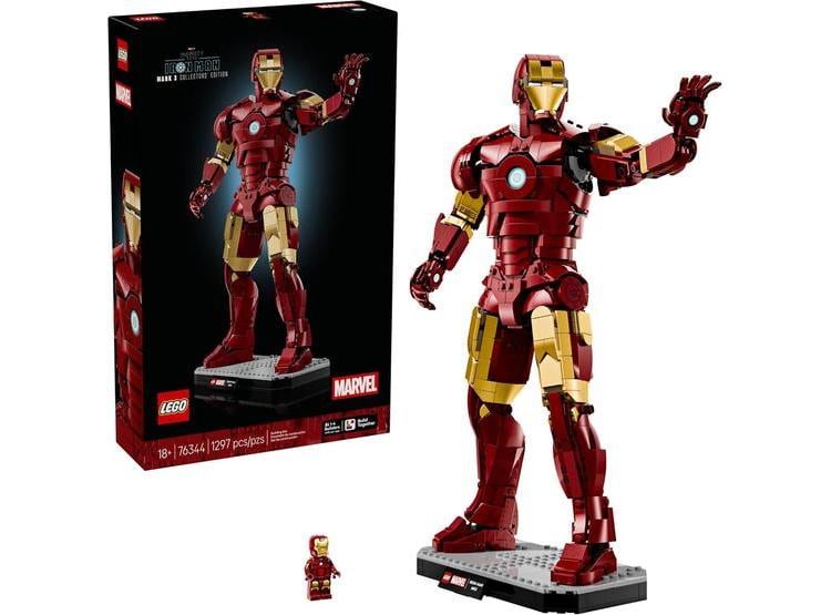 LEGO MARVEL IRON MAN MARK 3 EDICIÓN DE COLECCIONISTAS - SET DE CONSTRUCCIÓN CON MINIFIGURA PARA ADULTOS - 1
