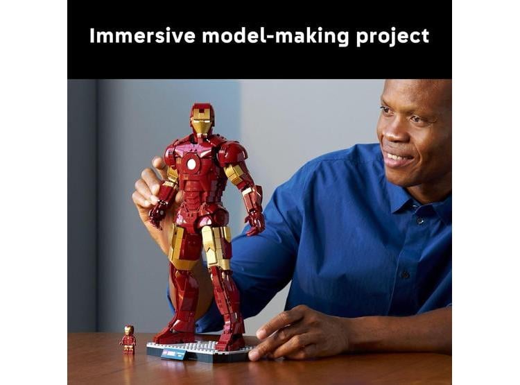 LEGO MARVEL IRON MAN MARK 3 EDICIÓN DE COLECCIONISTAS - SET DE CONSTRUCCIÓN CON MINIFIGURA PARA ADULTOS - 2