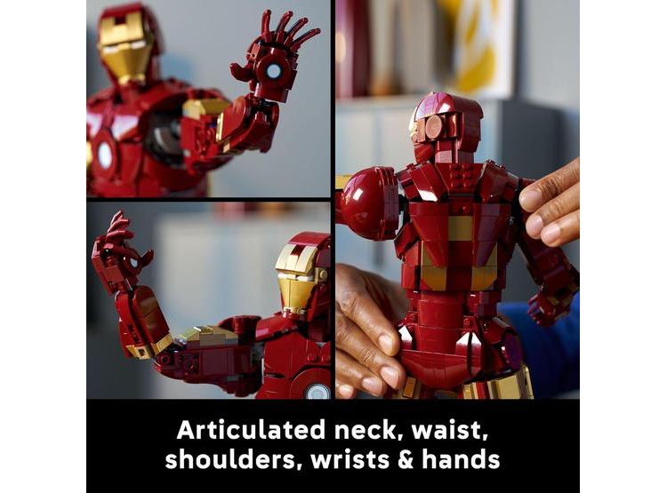 LEGO MARVEL IRON MAN MARK 3 EDICIÓN DE COLECCIONISTAS - SET DE CONSTRUCCIÓN CON MINIFIGURA PARA ADULTOS - 3