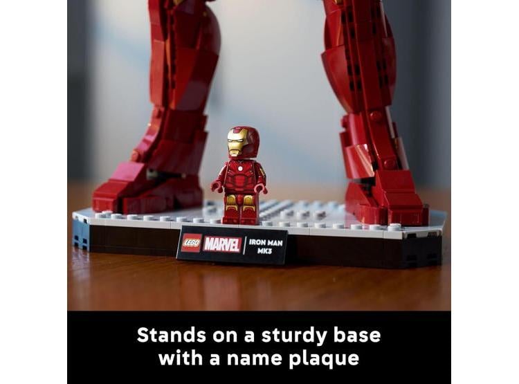 LEGO MARVEL IRON MAN MARK 3 EDICIÓN DE COLECCIONISTAS - SET DE CONSTRUCCIÓN CON MINIFIGURA PARA ADULTOS - 5