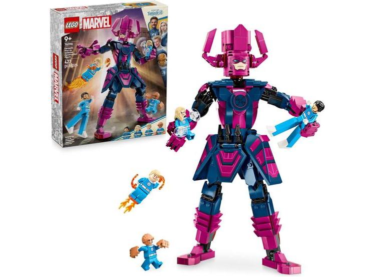 LEGO MARVEL 4 FANTÁSTICOS VS. GALACTUS - JUGUETE CON MINIFIGURAS DE SUPERHÉROES - 1