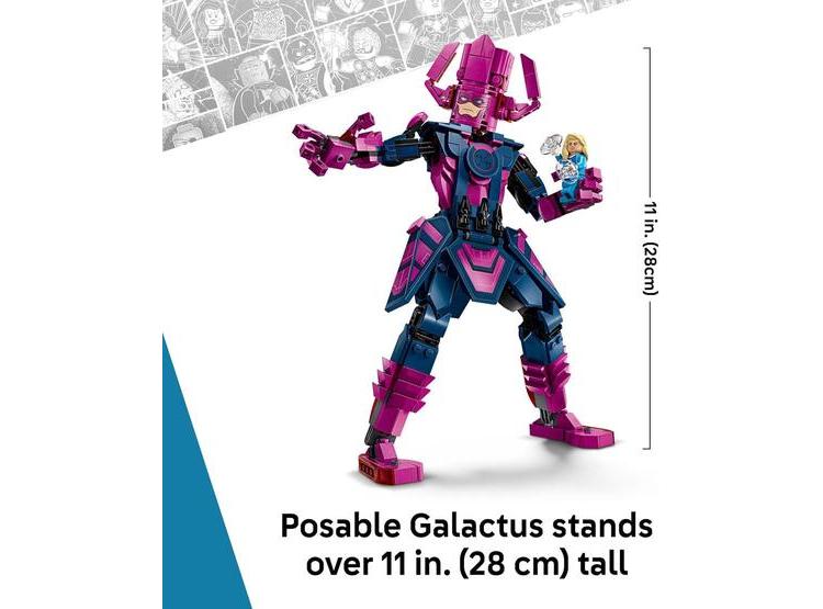 LEGO MARVEL 4 FANTÁSTICOS VS. GALACTUS - JUGUETE CON MINIFIGURAS DE SUPERHÉROES - 5