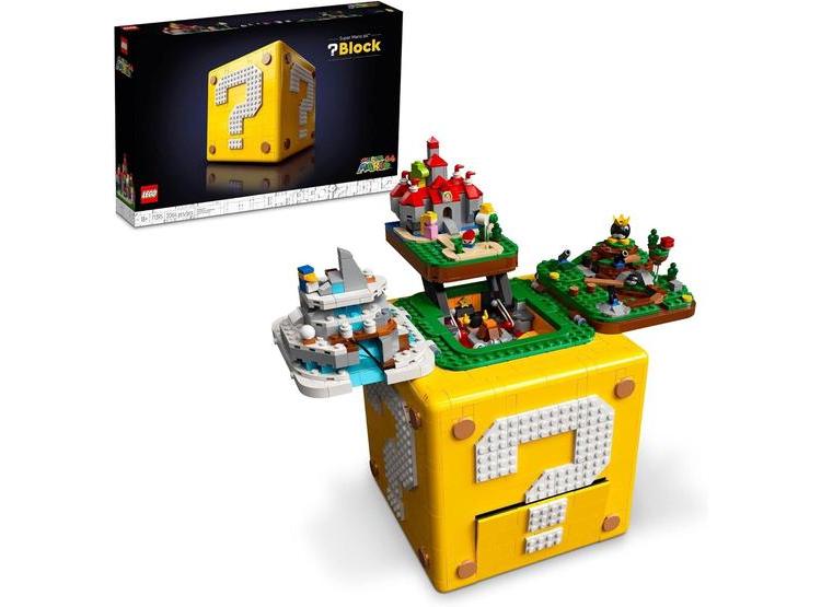 LEGO SUPER MARIO 64 BLOQUE DE INTERROGACIÓN PARA ADULTOS CON MINIFIGURAS Y NIVELES - 1