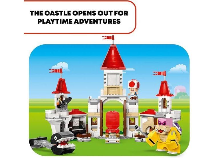 LEGO SUPER MARIO CON PERSONAJES DE NINTENDO, JUEGO DE CASTILLO DE PEACH CON ROY, SET DE CONSTRUCCIÓN PARA NIÑOS - 2