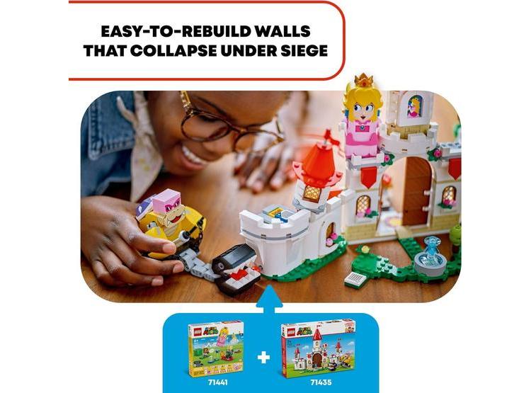 LEGO SUPER MARIO CON PERSONAJES DE NINTENDO, JUEGO DE CASTILLO DE PEACH CON ROY, SET DE CONSTRUCCIÓN PARA NIÑOS - 3