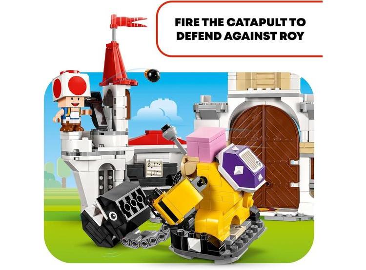 LEGO SUPER MARIO CON PERSONAJES DE NINTENDO, JUEGO DE CASTILLO DE PEACH CON ROY, SET DE CONSTRUCCIÓN PARA NIÑOS - 4