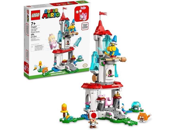 LEGO MARIO SET EXPANSIÓN PEACH CON TRAJE DE GATO Y TORRE HELADA 71407 - 1