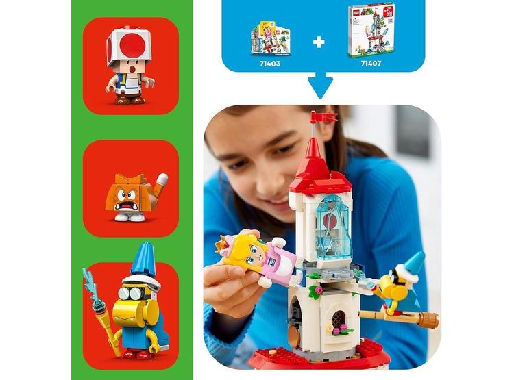 LEGO MARIO SET EXPANSIÓN PEACH CON TRAJE DE GATO Y TORRE HELADA 71407 - 2