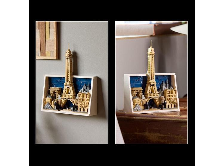 LEGO ARCHITECTURE PARÍS – SET DE CONSTRUCCIÓN PARA ADULTOS, DECO DIY, INCLUYE TORRE EIFFEL Y MÁS MONUMENTOS - 6