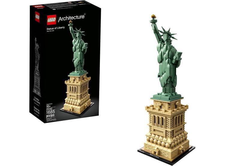 LEGO ARCHITECTURE 21042 SET ESTATUA DE LA LIBERTAD - COLECCIONABLE DE NUEVA YORK, DECORACIÓN CREATIVA - 1