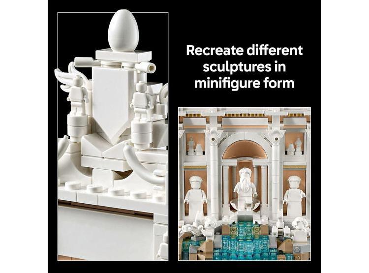 LEGO ARCHITECTURE FUENTE DE TREVI - MODELO COLECCIONABLE PARA EXHIBICIÓN PARA ADULTOS - REGALO IDEAL - 3