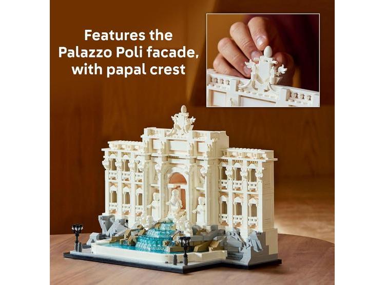 LEGO ARCHITECTURE FUENTE DE TREVI - MODELO COLECCIONABLE PARA EXHIBICIÓN PARA ADULTOS - REGALO IDEAL - 4