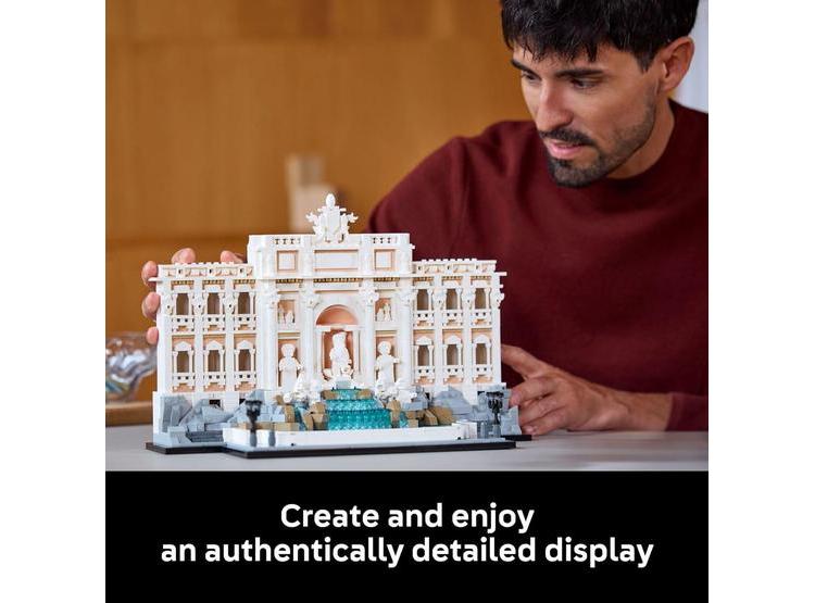 LEGO ARCHITECTURE FUENTE DE TREVI - MODELO COLECCIONABLE PARA EXHIBICIÓN PARA ADULTOS - REGALO IDEAL - 6