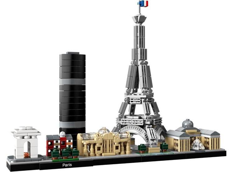 JUEGO DE CONSTRUCCIÓN LEGO ARCHITECTURE PARÍS PARA NIÑOS Y NIÑAS, INCLUYE FOLLETO INFORMATIVO Y MONUMENTOS ICÓNICOS - 4