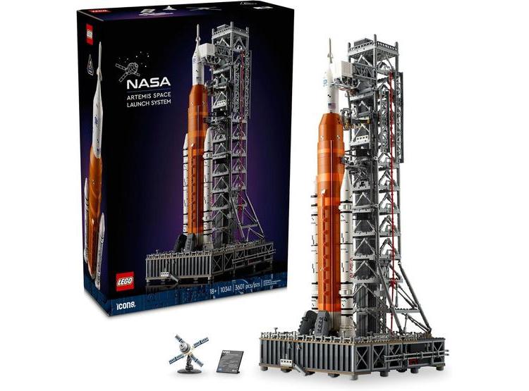 LEGO ICONS NASA ARTEMIS SPACE - COHETE DIY PARA ADULTOS, IDEAL COMO DECORACIÓN O REGALO - 1