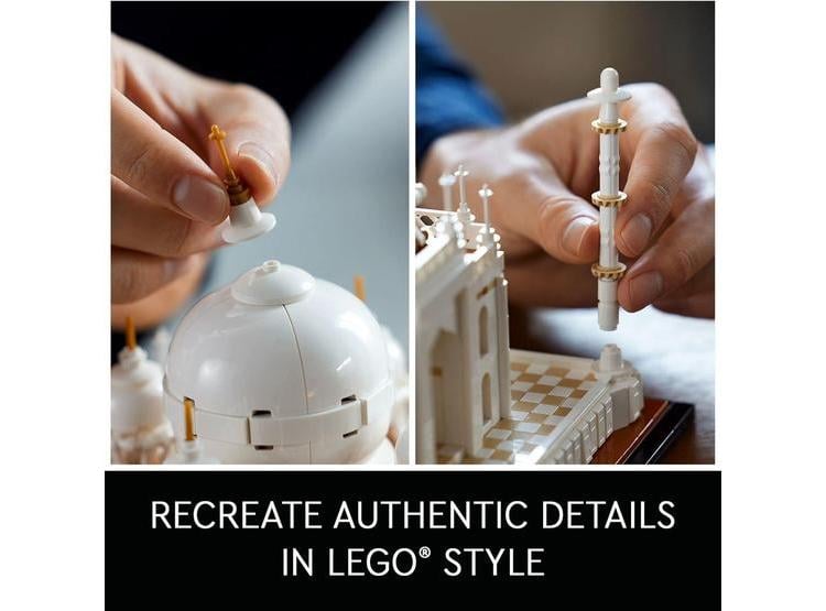 LEGO ARCHITECTURE TAJ MAHAL SET DE CONSTRUCCIÓN - MONUMENTO COLECCIONABLE PARA ADULTOS DECORACIÓN DEL HOGAR - 3