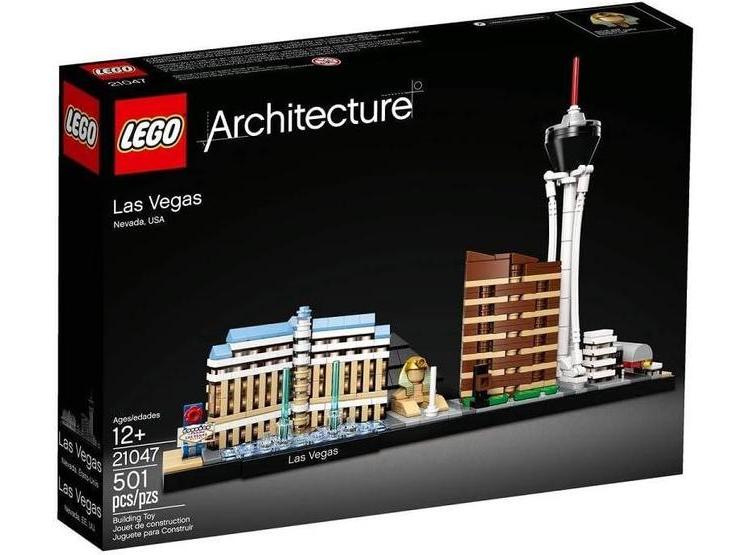 LEGO ARCHITECTURE LAS VEGAS, KIT DE CONSTRUCCIÓN DE 487 PIEZAS PARA RECREAR EL FAMOSO HORIZONTE DE LA CIUDAD - 1