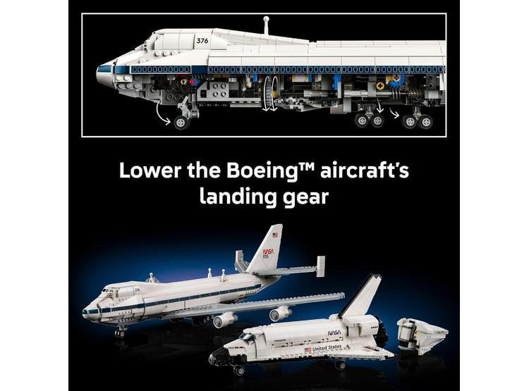 LEGO ICONS SHUTTLE CARRIER AIRCRAFT, MODELO DE NAVE ESPACIAL Y AVIÓN PARA ADULTOS, DECORACIÓN Y REGALO - 3