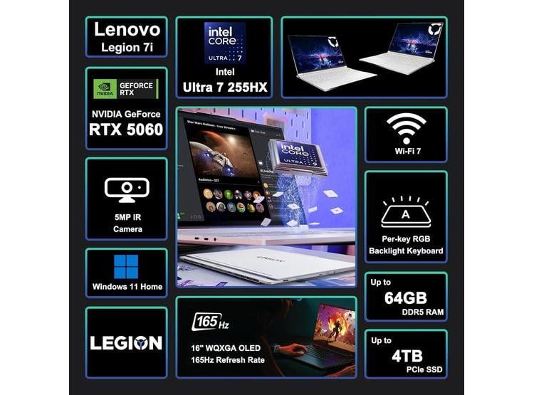 LENOVO LEGION 7I GAMING AI LAPTOP OLED INTEL 20-CORE RTX 5060 - 2