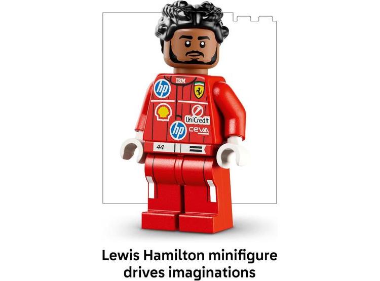 LEGO SCUDERIA FERRARI CASCO LEWIS HAMILTON JUEGO DE CONSTRUCCIÓN PARA ADOLESCENTES Y FANÁTICOS DE LA F1 - 4