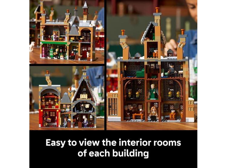 LEGO HARRY POTTER HOGSMEADE VILLAGE PARA ADULTOS CON EDIFICIOS ICÓNICOS Y MINIFIGURAS - 5